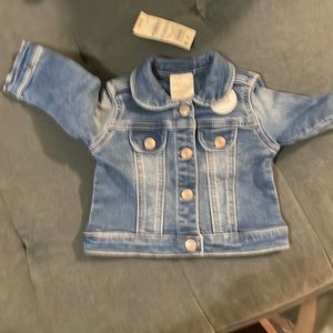 Baby girl Jean jacket 6-9 mos new with tags